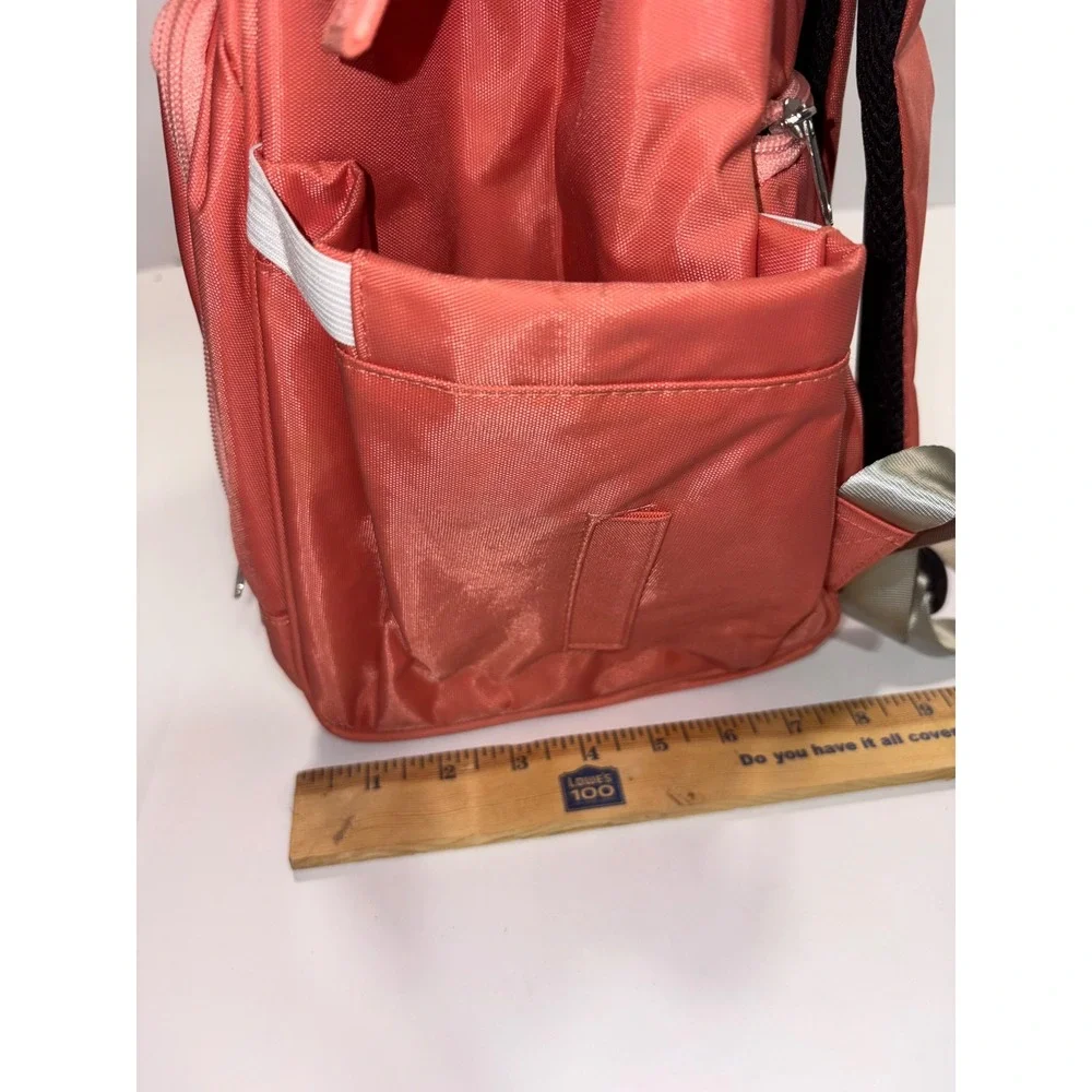 Babybug Day Saver Multi Function Waterproof Diaper Bag Backpack Coral Pink NEW